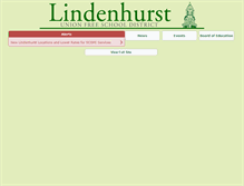 Tablet Screenshot of lindenhurstschools.org
